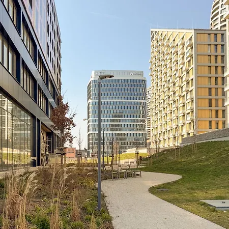 Design Metropolis, Ac, Free Parking דירה ברטיסלאבה